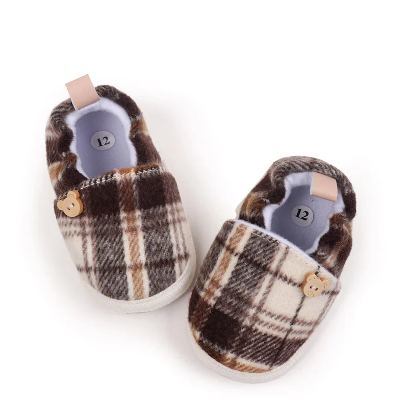 2025 Spring And Autumn Baby Boys And Girls First Walking Toddler Shoes With Fashion Color Block Design And Soft TPR Sole