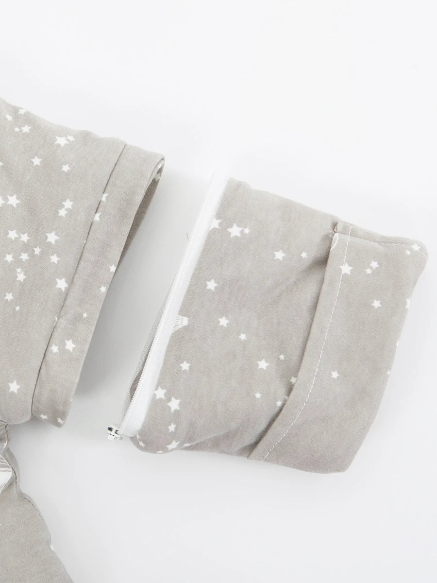 Thickened Winter Sleeping Bag For Infants Aged 3-30 Months Detachable Sleeves Anti-kick And Warm Baby Blanket 3.5 Tog