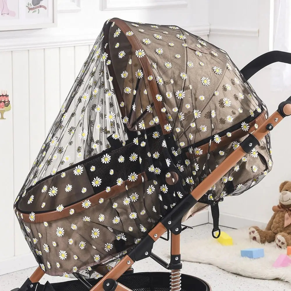 Star Pattern Anti-mosquito Gauze Pram Net Stroller Accessory Baby Sunshade Mosquito Net Baby Stroller Mosquito Curtain