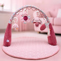 3 in 1 Baby Activity Gym Thickened Play Activity Mat with Toys Baby Activity Center for Tummy Time Sitting Crawling Sensory Toys