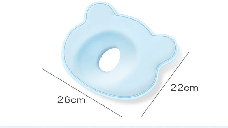 Baby Pillow Shaped Pillow Anti-head Deflection Flat Head  Pointed Baby Pillow Memory Foam