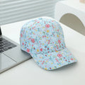 Baby Girls Baseball Summer School Cartoon Flowers Children Outdoor Kids Caps for 2-8Years Adjustable Sports Hats Cotton