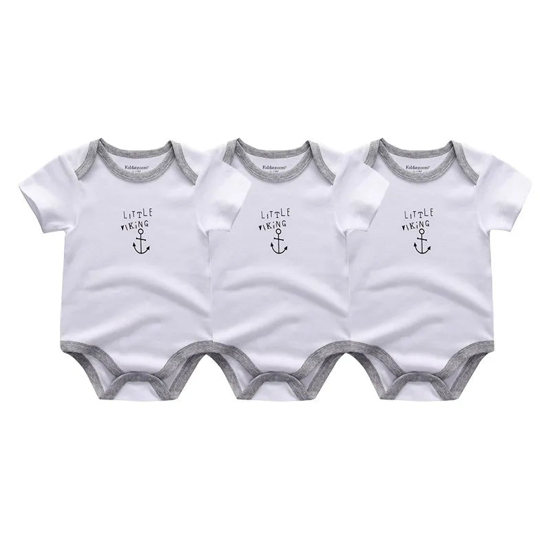 Kiddiezoom Four Seasons Unisex Baby Bodysuits 100 Percent Cotton Newborn Onesies