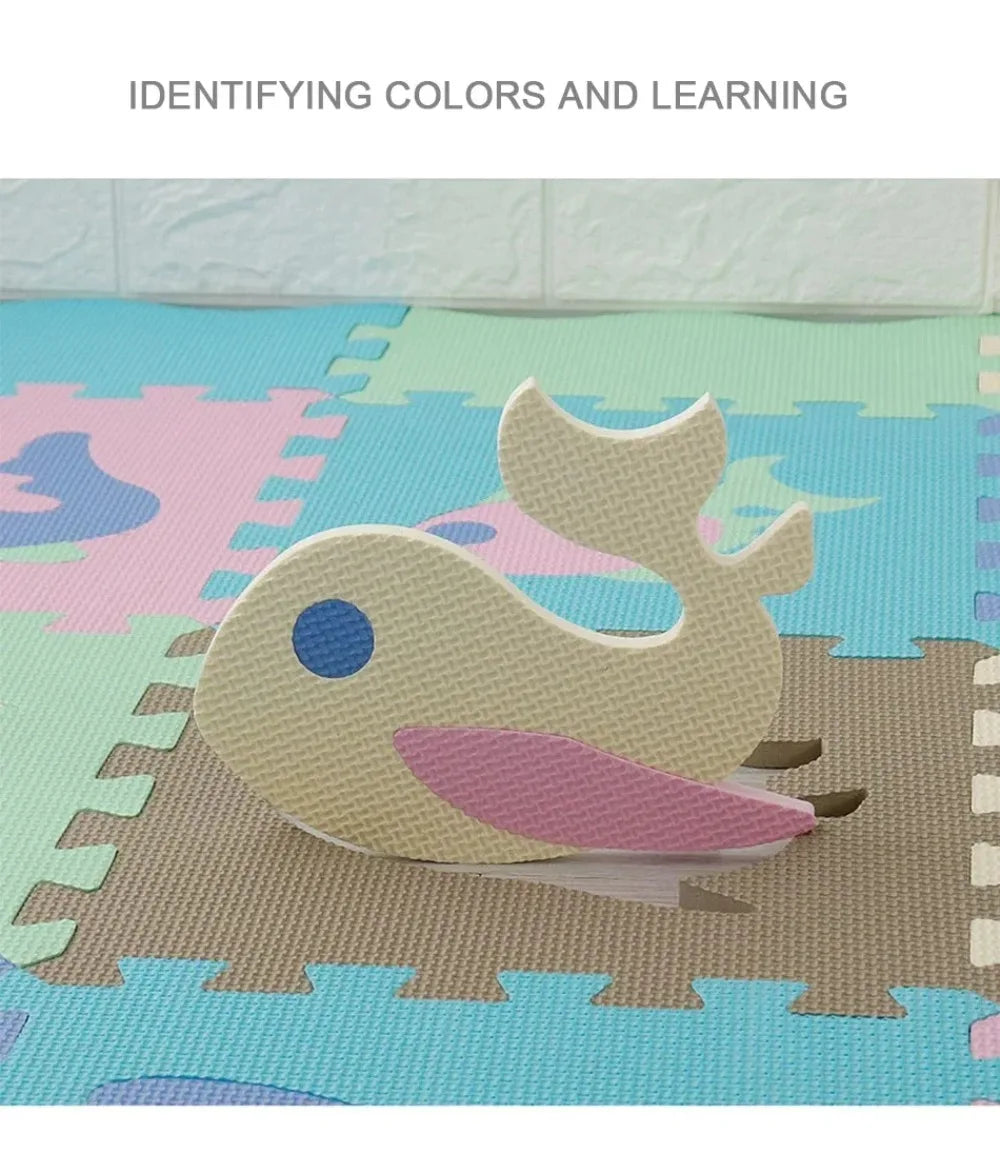 EVA Foam Baby Play Mat Soft Baby Playground Rugs Baby Toys Kids Puzzle Educational Toys Children's Room Floor Protector Carpets