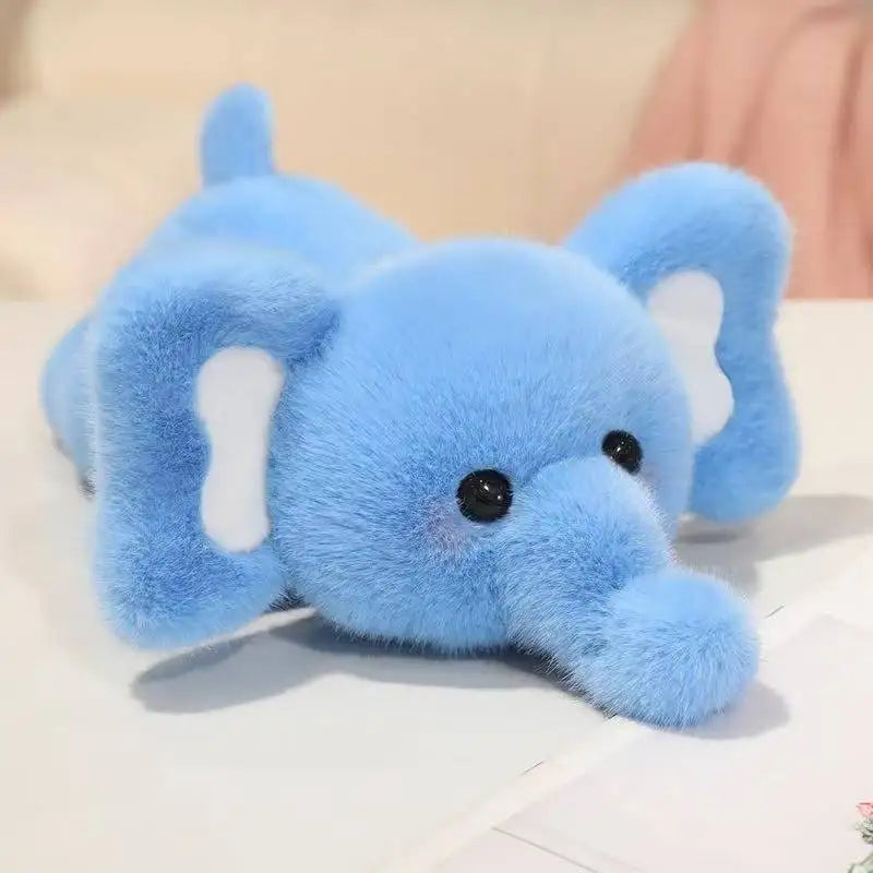 Companion Lying Rabbit Red Panda Baby Elephant Plush Toy Doll Pillow Cartoon Anime Style Kawaii