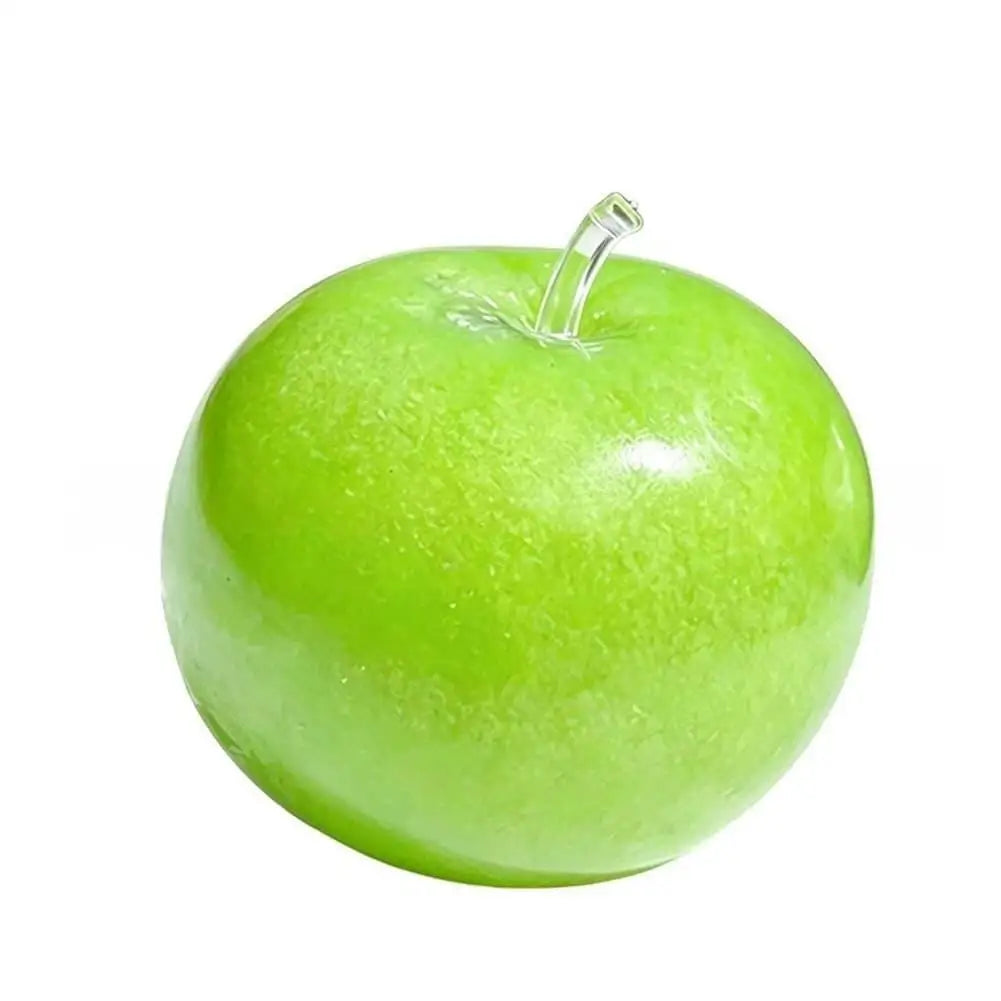 1/2/3/5PCS Realistic Artificial Green Apple Squishy Toy Soft Slow Rebound Stress Relief Squeeze Toy For All Ages Desktop Decor