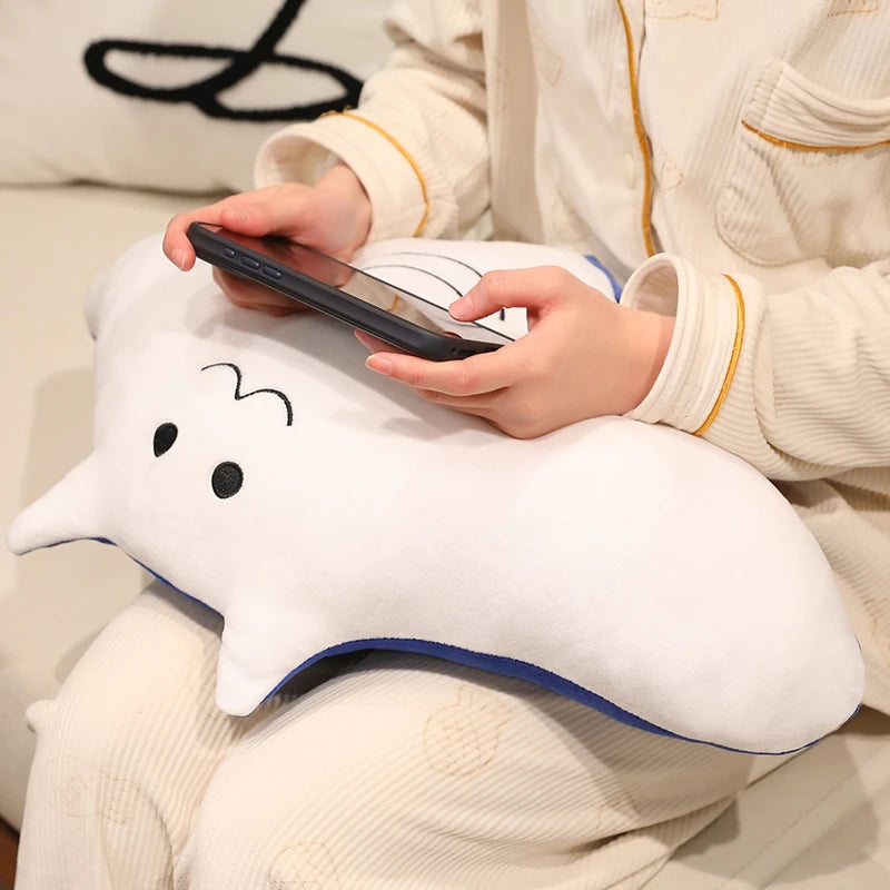 Hot Ray Cat Manta Rays Plush Toy Soft Stuffed Sea Animals Devil Fish Cute Sleeping Companion Cuhsion for Children Birthday Gifts