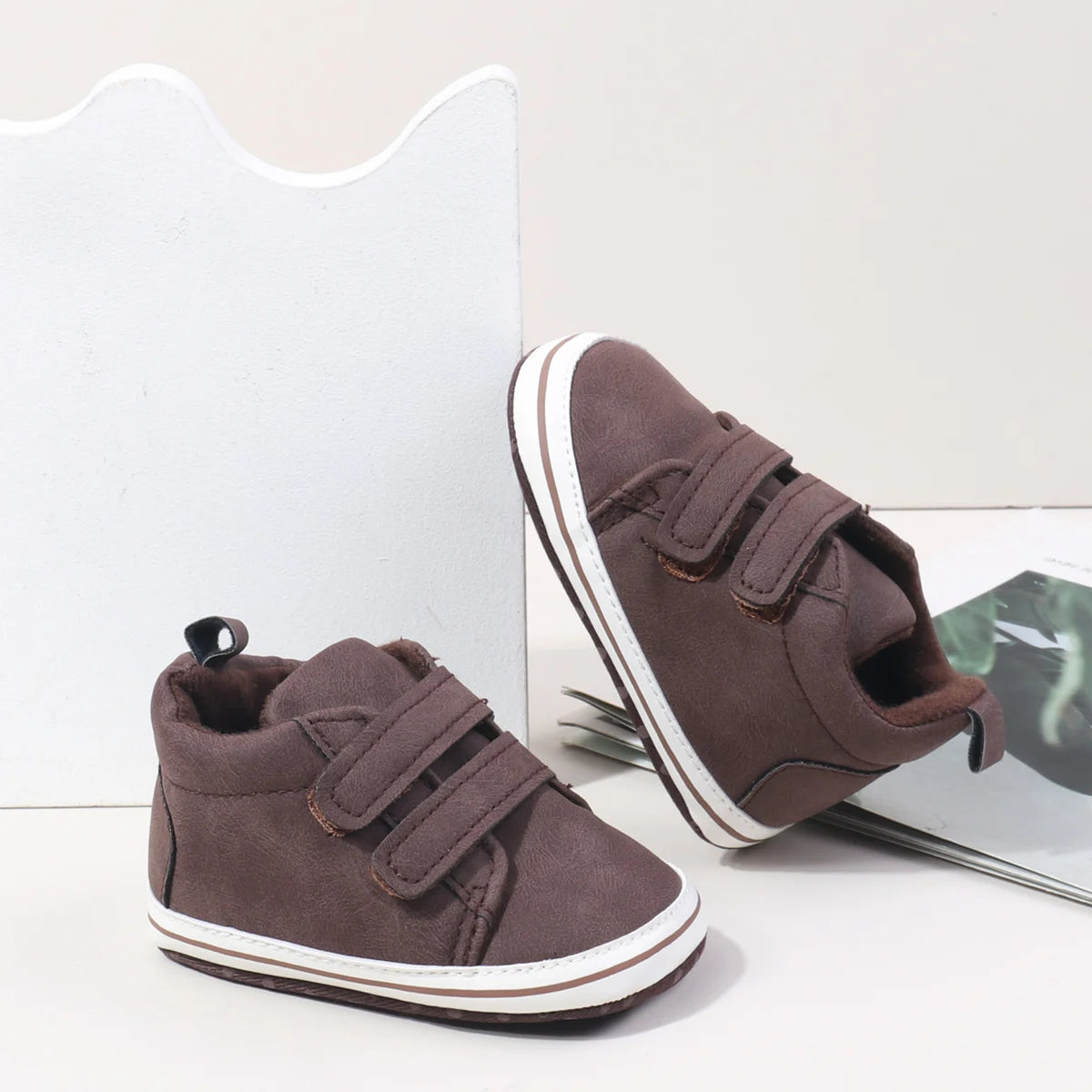 2025Hot Sale Autumn Baby Boys First Walking Indoor Outdoor Toddler Shoes With High Quality TPR Sole For 0-18M Fashionable Design