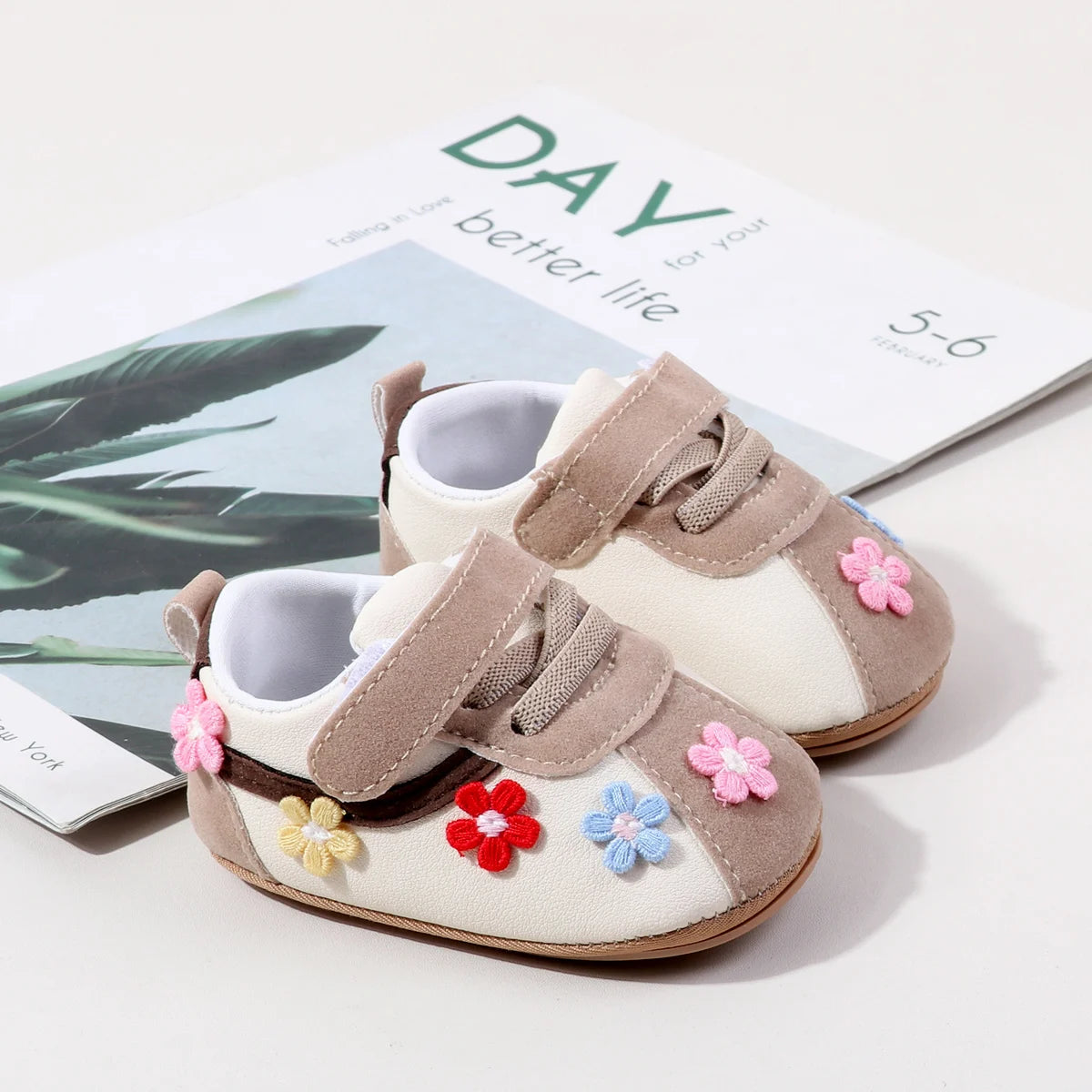 Spring And Autumn Baby Boys And Girls First Walking Toddler Shoes 0-1 Years Old High Quality Sneaker PU Leather TPR Sole