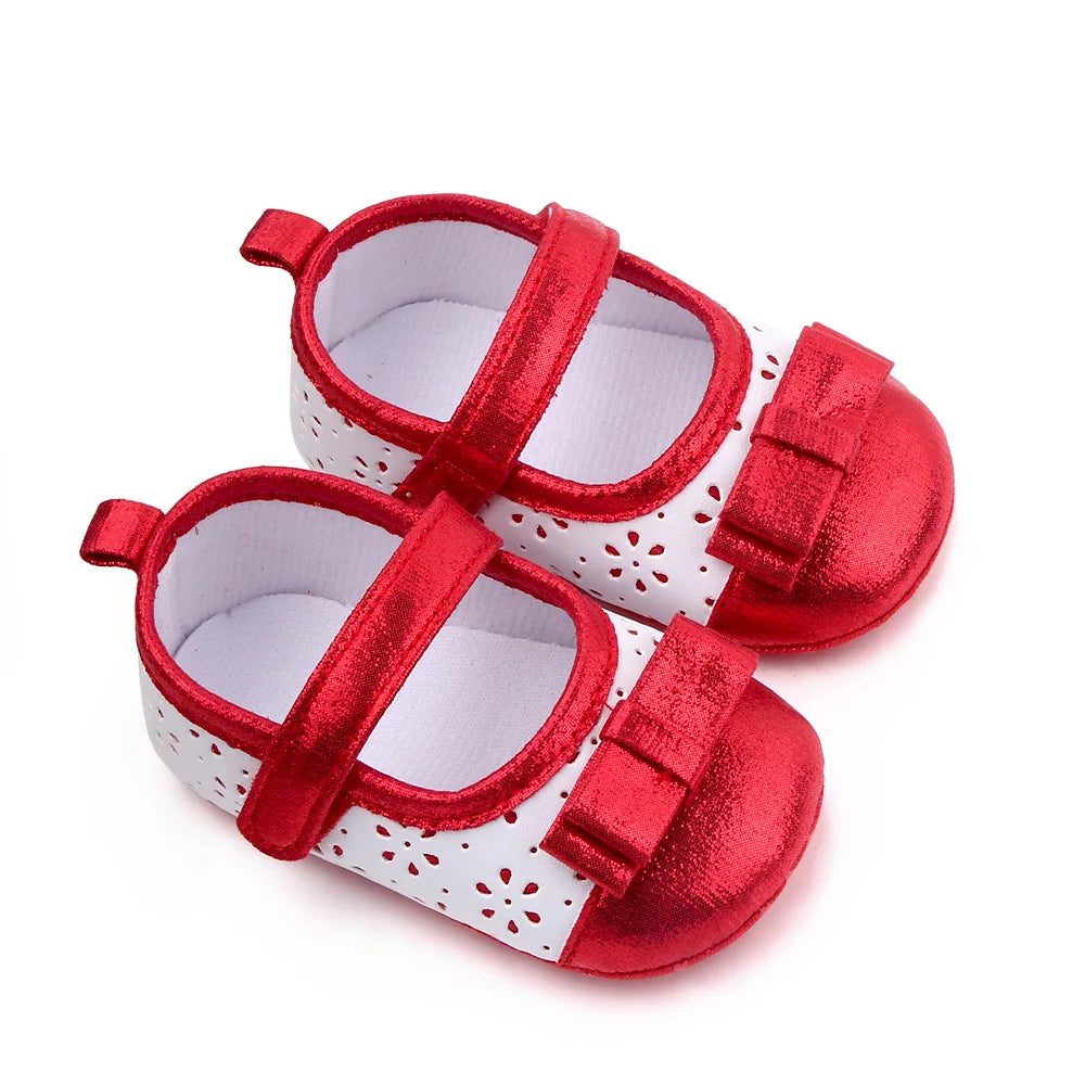 2025 Hot Selling New Style Spring Autumn Newborn Baby First  Toddler Shoes Cute Bow Princess Shoes New Casual Shoes For 0-18M