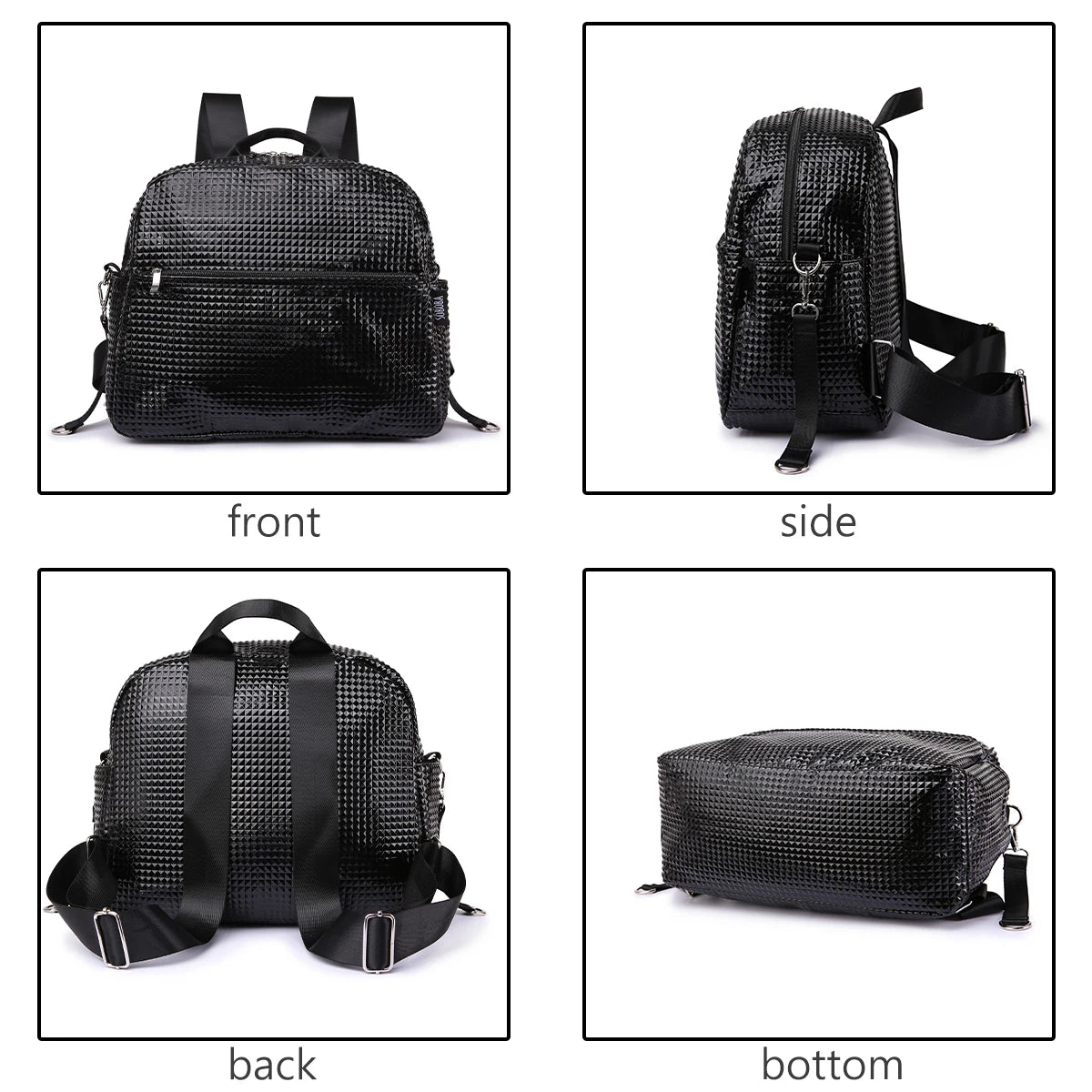 Soboba Stylish Mother Diaper Backpacks Large Capacity Waterproof Environmental Fabric Diaper Bag for Mommy Fashion Nappy Bag