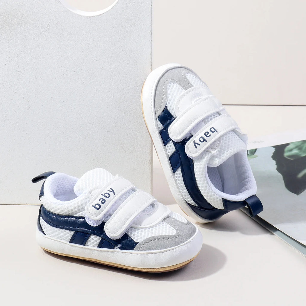 New Fashionable Design Spring And Autumn Baby Unisex Pre-walking Indoor Outdoor Toddler Shoes With Comfortable And Soft Sole
