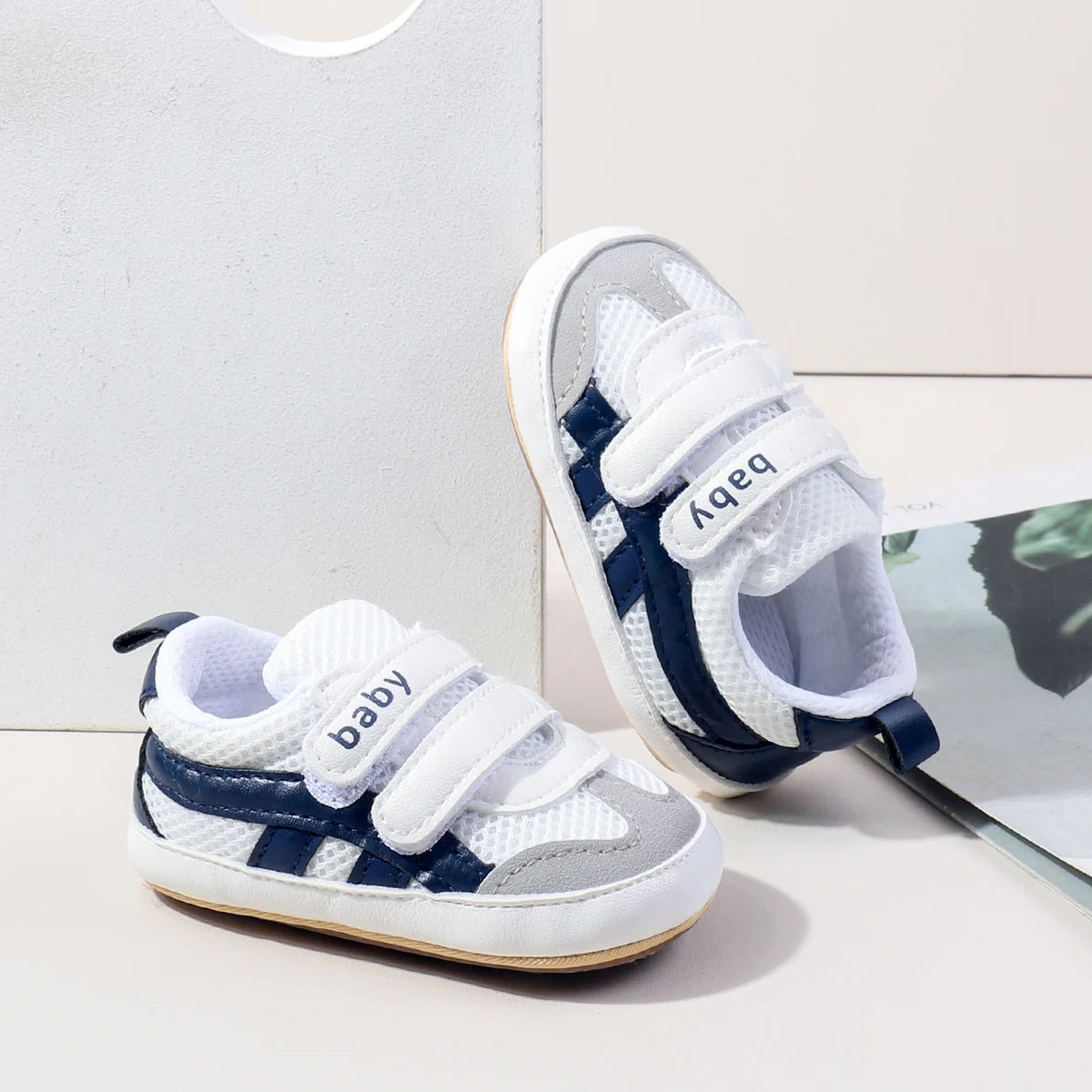 New Fashionable Design Spring And Autumn Baby Unisex Pre-walking Indoor Outdoor Toddler Shoes With Comfortable And Soft Sole