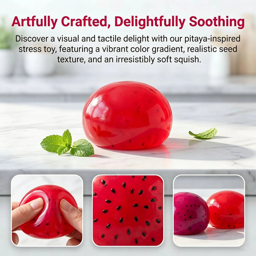 Slow Rising Handmade Ice Sand Squishy Ball Watermelon Potato Shape Soft Stress Relief Fidget Squeeze Toy