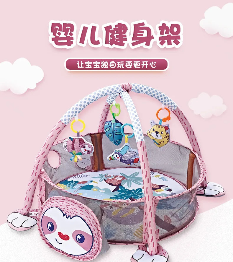 Multifunctional Baby Game Gym Play Mat Climbing Mat Fitness Rack Infant Educational Toys Rug Blanket Ball Pit Activity Pool Gift