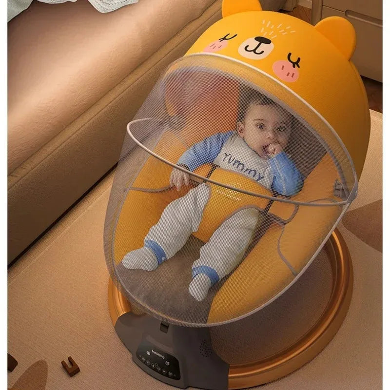 Electric Automatic Baby Rocking Cradle - Modern Newborn Sleep Aid Swing