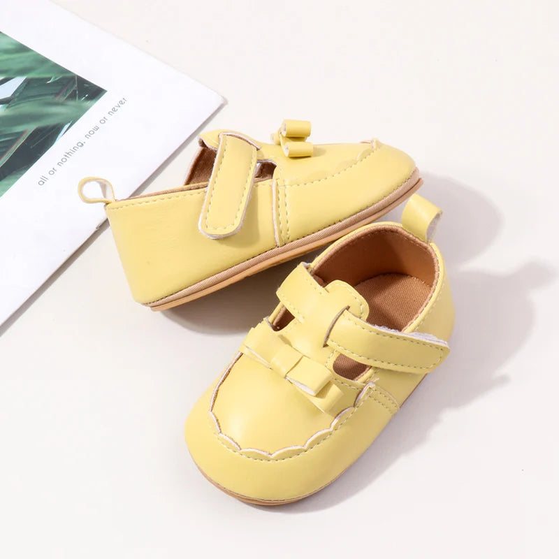 Hot Sale Spring and Autumn Baby Girl Princess Fashion Design Anti Slip Shoes Hign Quality Breathable Toddler Shoes First Walkers