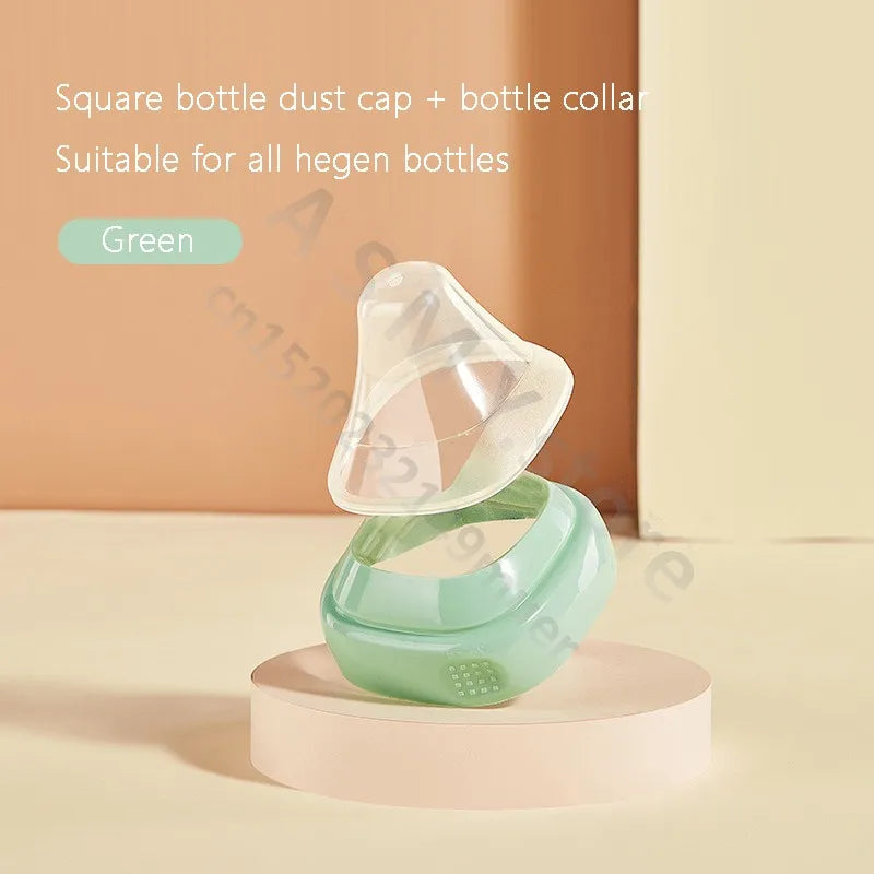 Hegen Square Bottle Accessories Kit Anpei Compatible Storage Box Cover Cup Cover Handle Dust Cover Straw 2 Pieces