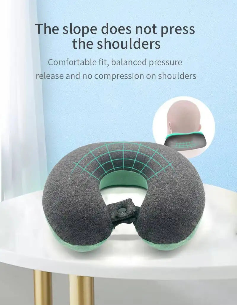 New Baby Headrest U-Shaped Portable Memory Foam Neck Support Children's Pillows Travel Pillow Breathable Soft Body Accessory