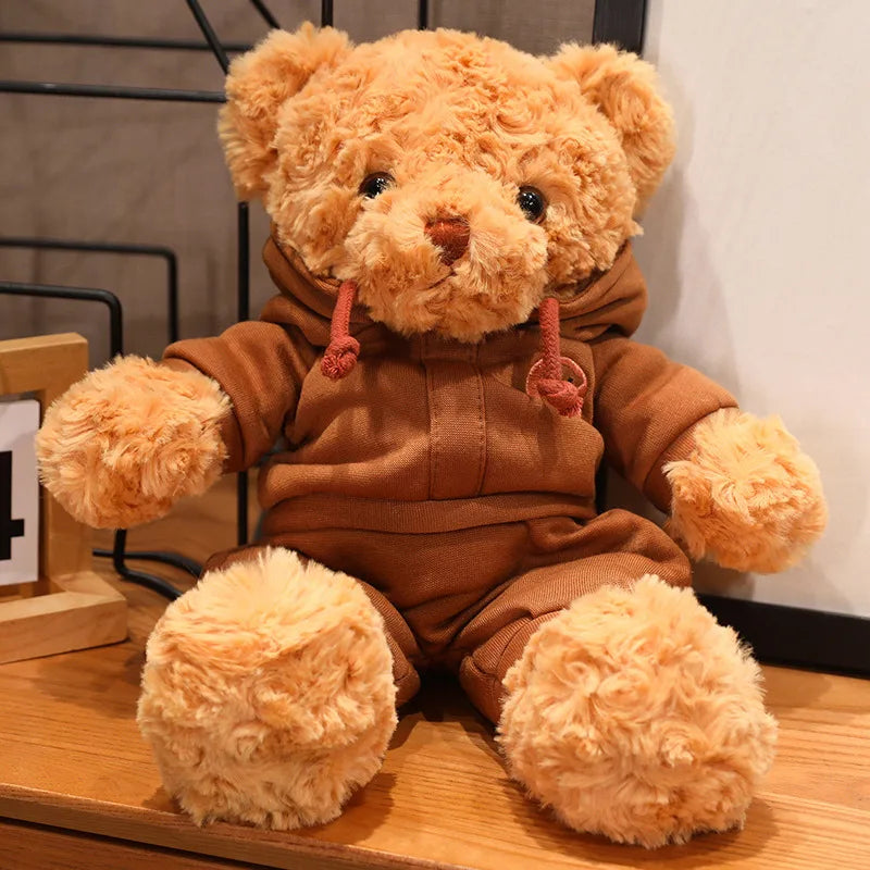 Cute Cartoon Motion Bear Plush Toy 38/50cm Stuffed Animal Doll High Quality Birthday Gift Party Favor for Kids