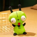 Hot 25cm Alien ET 3D Eyes Green Invader ZIM GIR Dog Plush Figure Toy Soft Stuffed Collectible Christmas Gift Toys for Children