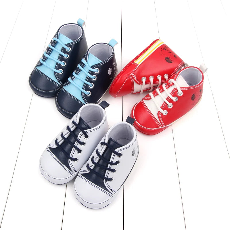 Spring Autumn New Product 0-1 Years Old Baby Shoes Canvas Shoes Baby Shoes for Learning to Walk Boys' and Girls' Baby Shoes