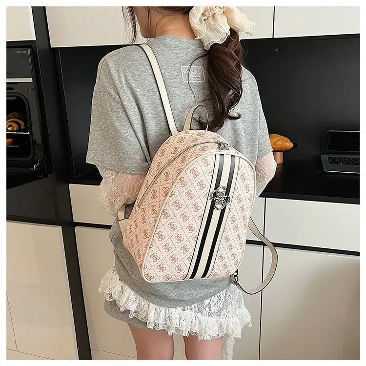 Elegant Leather Vintage Diaper Bag: Luxury Crossbody Handbag For Women With Designer Letter Logo And Large Tote Capacity