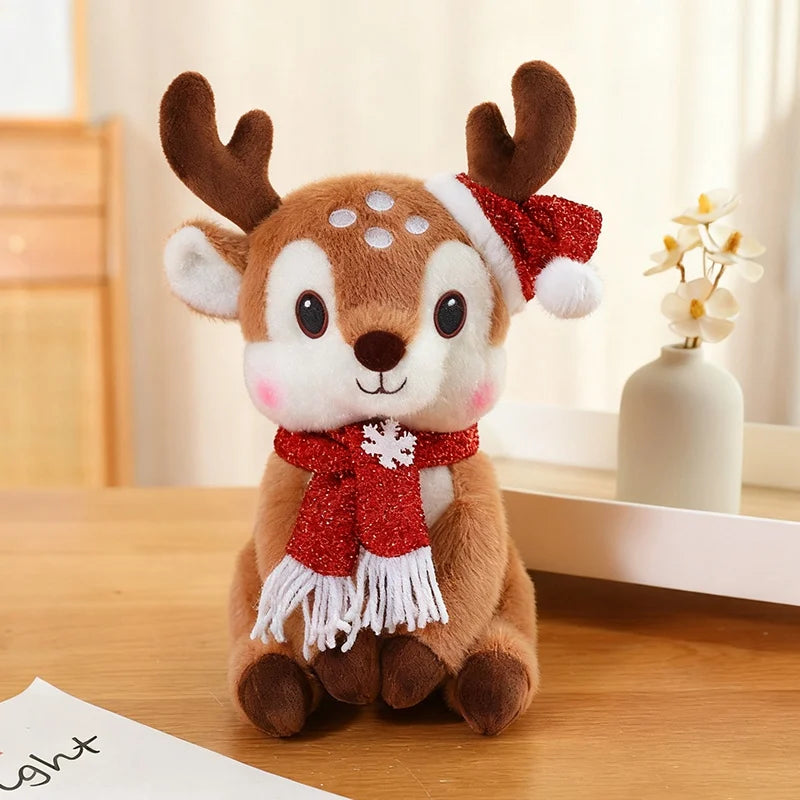 Deer Doll Pillow Stuffed Plush Toy For Kids Kawaii Cartoon Anime Plush Soft Cozy