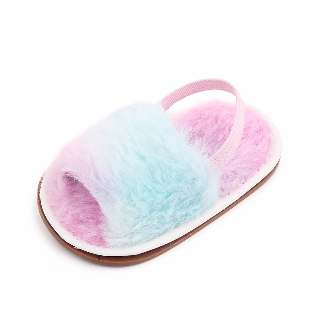 Baby Winter Soft Slipper For 0 To 18 Months Non Slip Plush Warm Shoes For Boys And Girls Model 2024