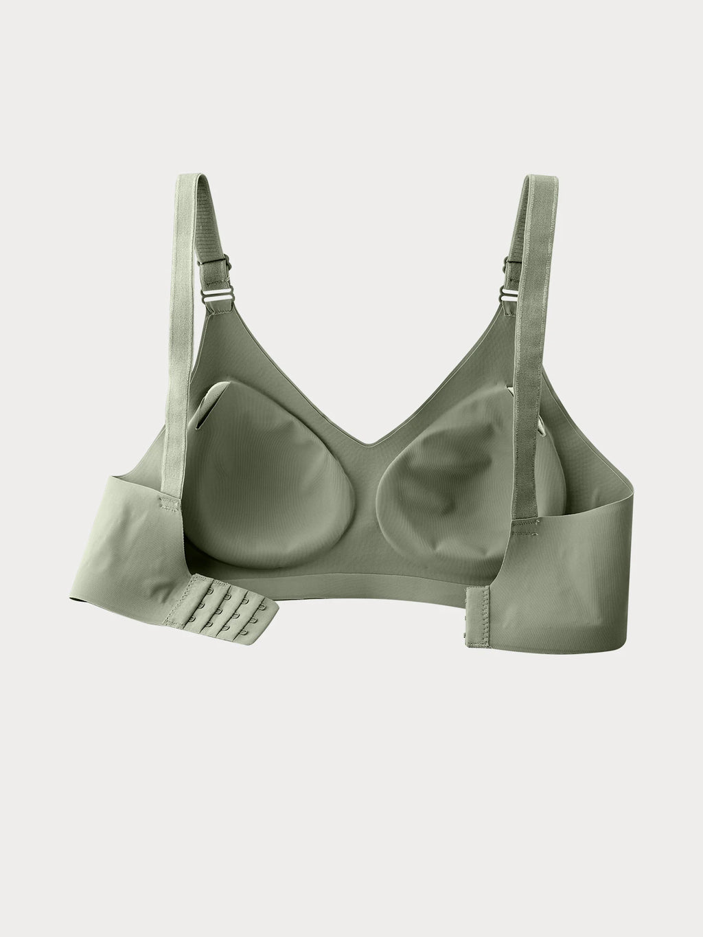 Women'S Seamless Bra Women'S Thin Jelly Colored Soft Bra Wireless Bra Comfortable Bra Deep V-Neck