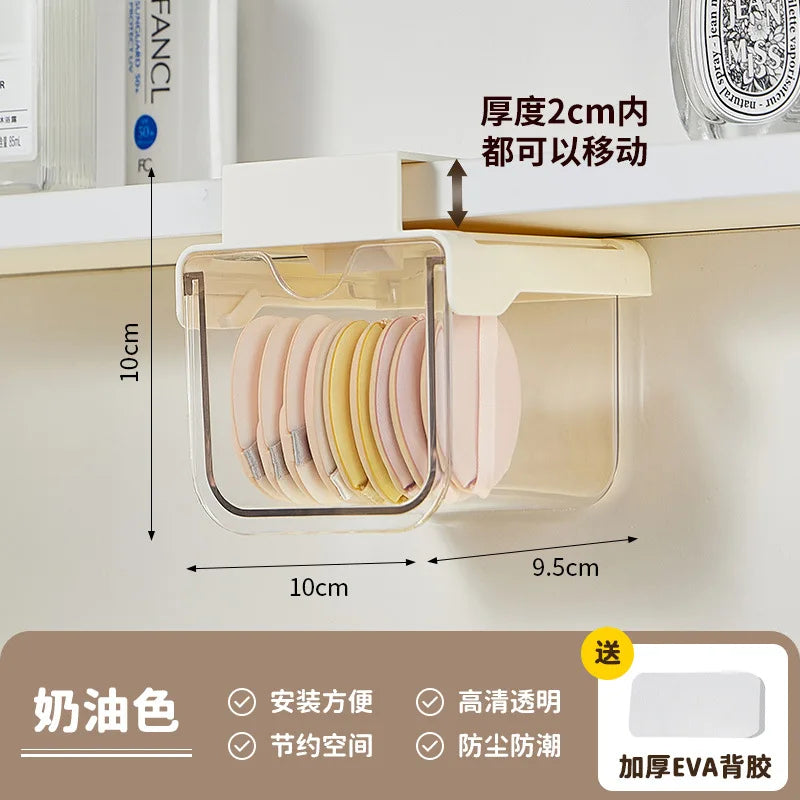 InterDesign Under-Cabinet Drawer Storage Box for Bathroom Transparent Pull-Out Organizer Model UCB-01