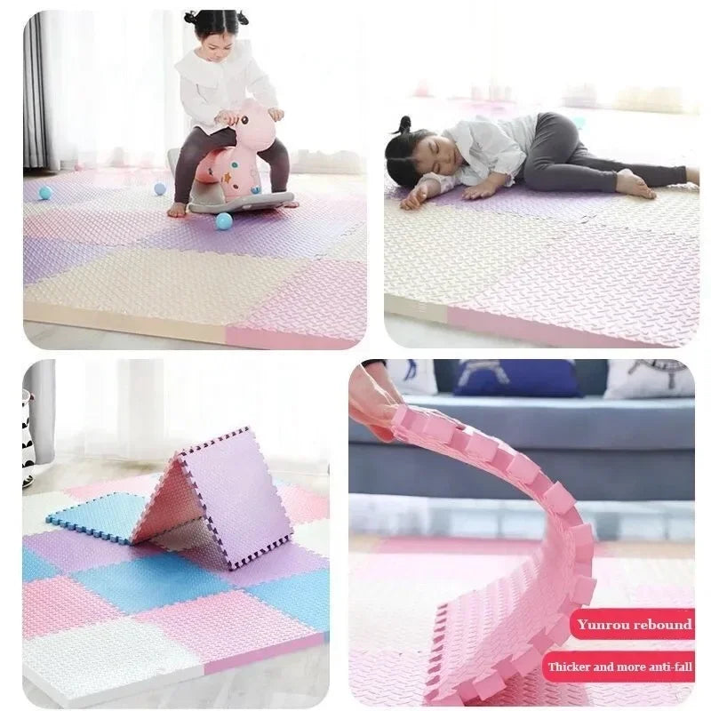 Martial Arts Mats Foam Floor Mats Taekwondo Karate Judo Exercise Puzzle Mat Tatami EVA Black Yellow Blue Green Waterproof