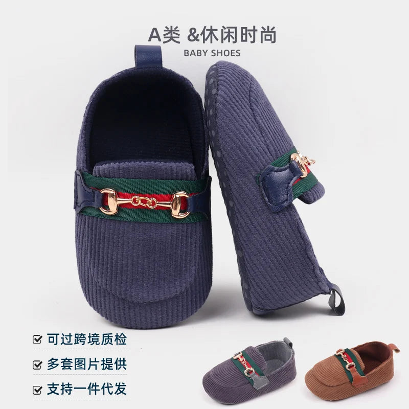 Spring and Autumn Baby Boys Girls Casual Shoes High Quality Fashion Design Soft Soled Non-slip Prewalker Crib Shoes Moccasins