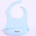 Personalized Name Print Baby Bib Silicone Drool Catcher Easy Clean Boys Girls Holiday Gift Suitable for Infants