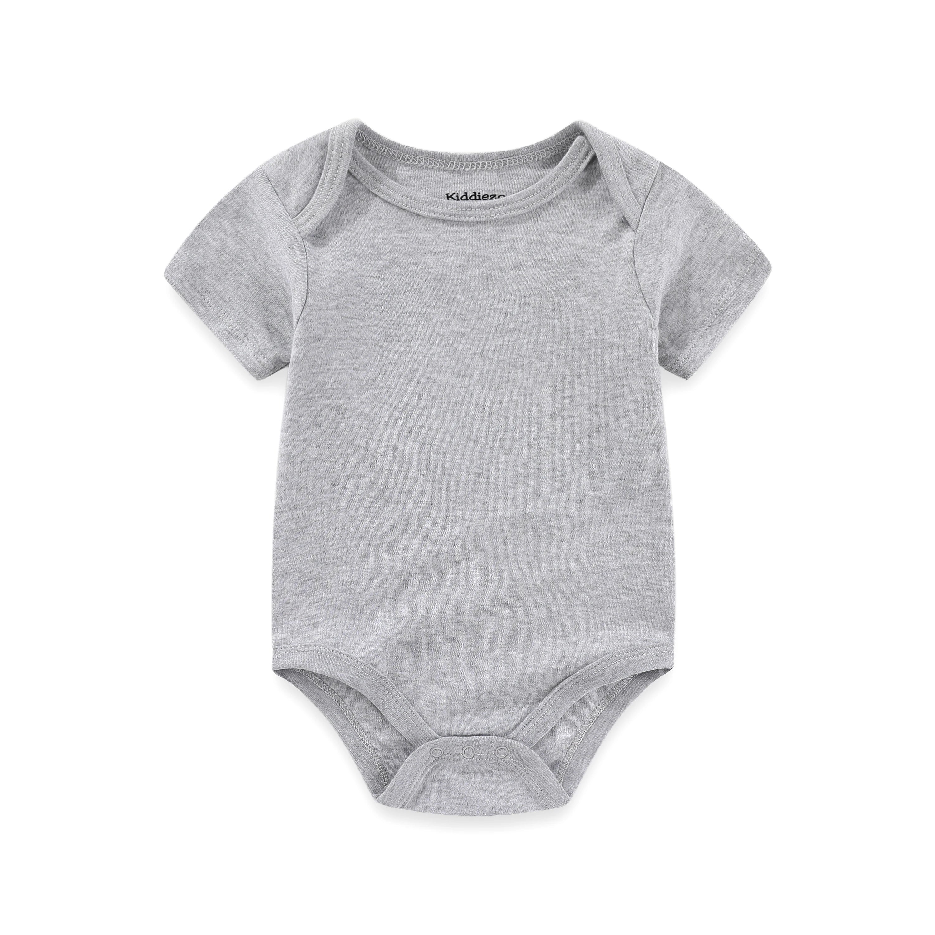 Solid Unisex Baby Bodysuit 100 Percent Cotton Newborn Onesie Model 1Pc Easy Care
