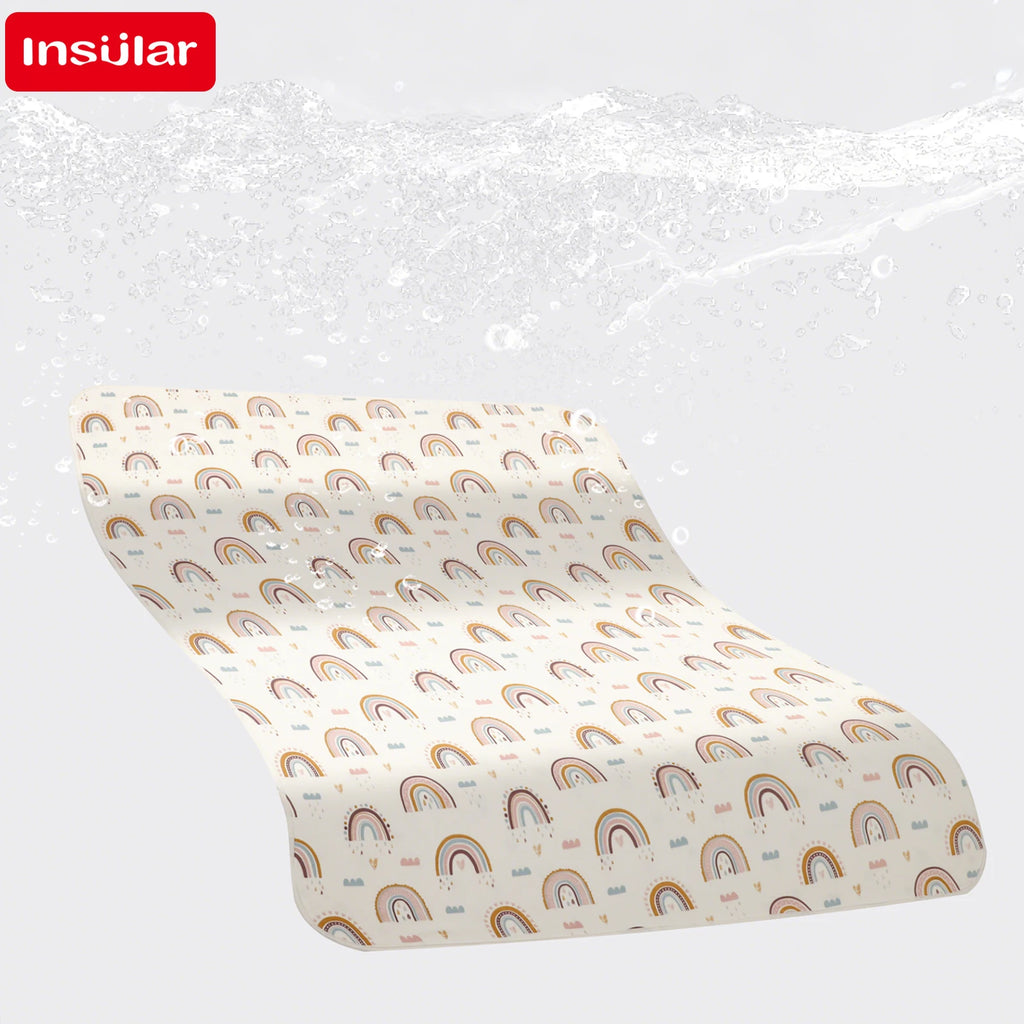 INSULAR Child Cotton Cover 2-layer Infant Swaddling Quilt Kid Nap Blanket Breathable Baby Blanket Skin-friendly Multi-functional