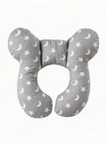 1Pc Baby U-Shaped Pillow, Infant Travel Neck Pillow, Soft-Breathable-Cute Cartoon Pattern, Soft Baby Head Support Cushion, Suitable for Car Seats, Strollers, and Travel