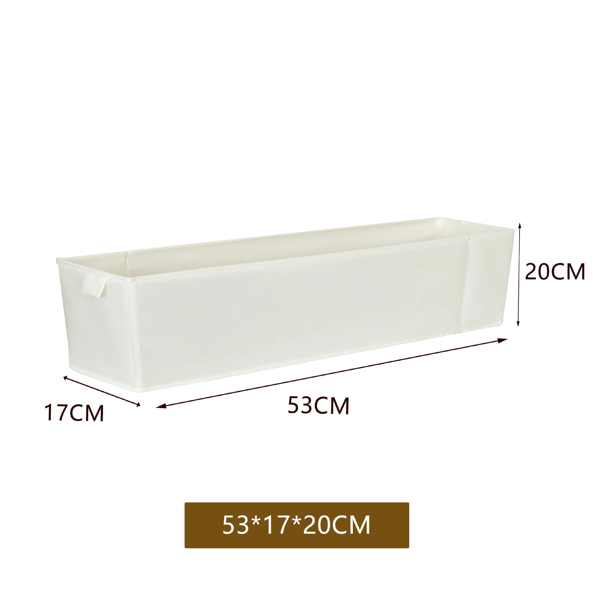 Fabric Foldable Underwear And Pants Storage Box For Cabinets And Drawers, Wardrobe Organizer, Model FFB-100