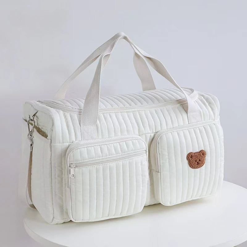 Large Capacity Mommy Bag Luggage Diaper Bag Portable Shoulder Handbags Maternity Travel Tote with Pockets Mother Kids