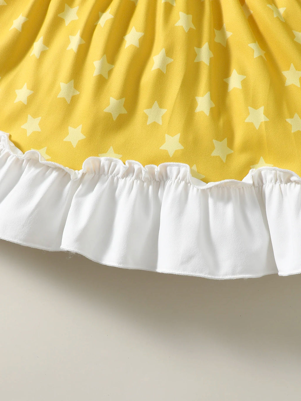 2Pcs/Set of Baby girl Summer Dress with Pleated Edge Princess Dress +Headband for 0-3 Year Baby girls Playing in Amusement Parks