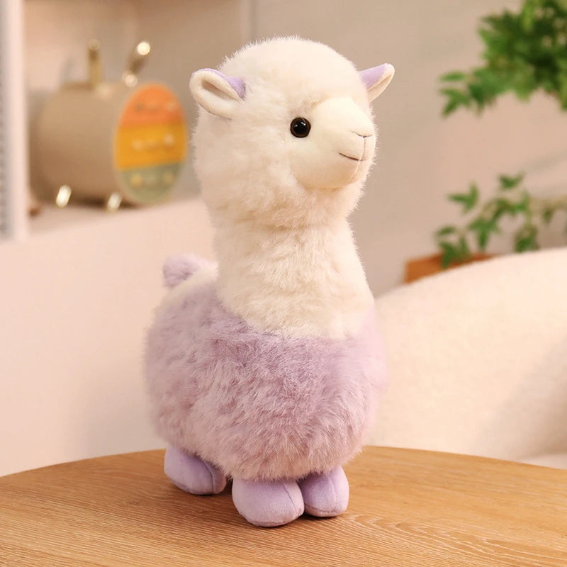 Hot Sale 30cm New Alpaca Plush Toy 3 Colors Cute Animal Doll Soft Cotton Stuffed Doll Home Office Decor Kids Girl Birthday Gift