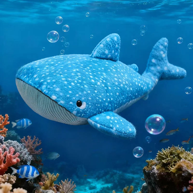 Lovely Whale Plush Toys Stuffed Soft Animal Blue Whale Dolls Kawaii Toy for Birthday Christmas Gift