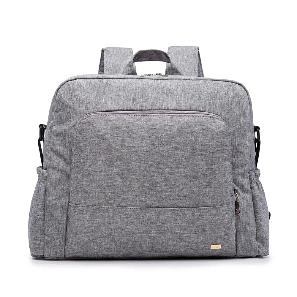 Soboba Solid Diaper Bag Waterproof Multifunctional Diaper Backpack Nursing Changing Bag
