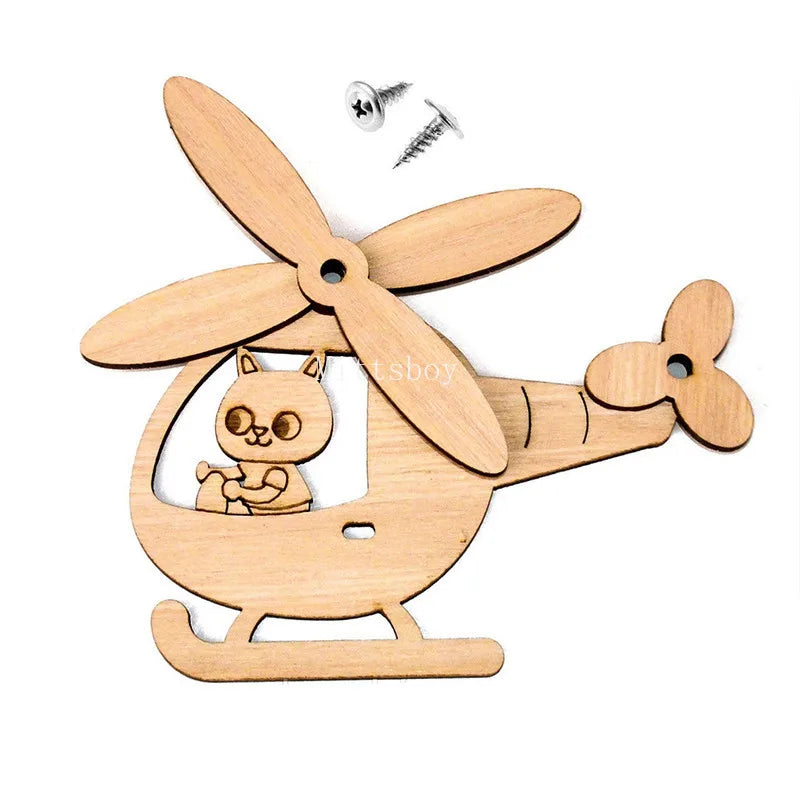 Busy Board Montessori Wooden Toy Educational Toy For Ages 3 And Up Accessories Carriage Castle Slide MB001