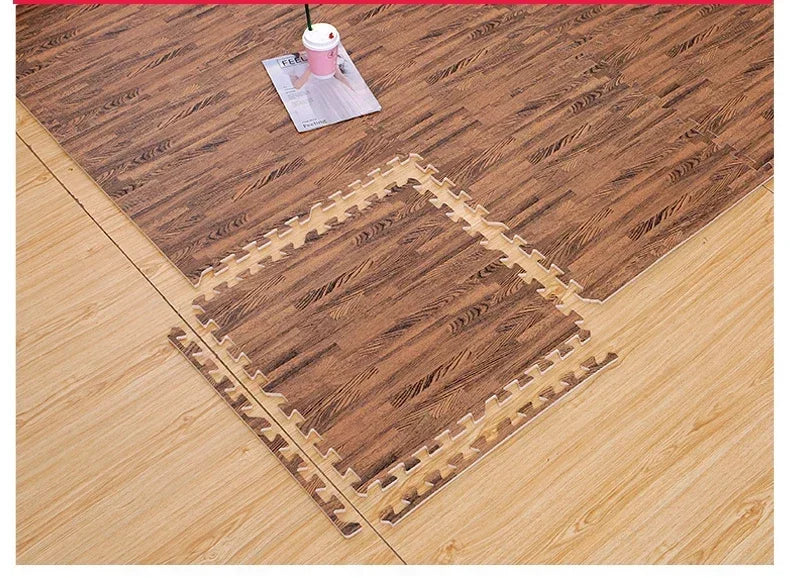 8/16Pcs Baby Puzzle Floor Mats Waterproof Non-Slip Foam Tiles Soft Play Mat for Infant Toddler Room Nursery Crawling Area Decor