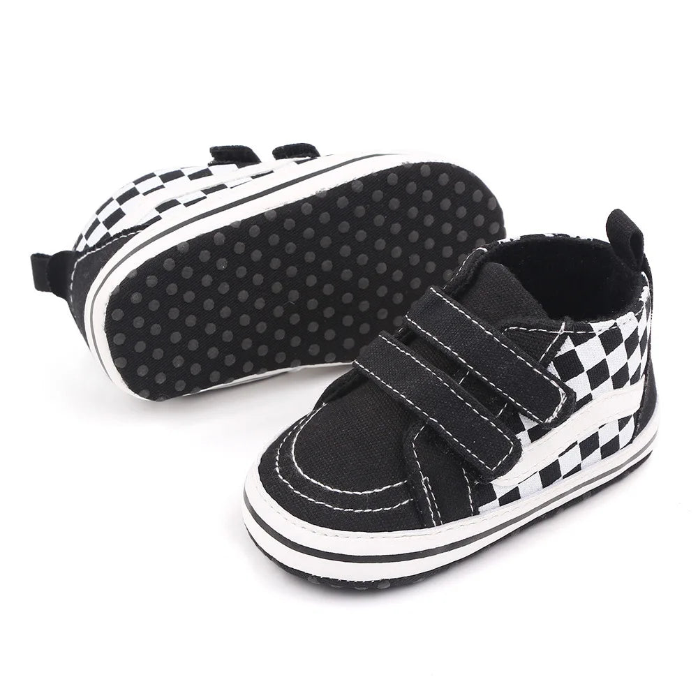 Baby Casual Shoes for Boy Spring Autumn Soft Soled Hook & Loop Fashion Design Comfortable Walking Sneakers Infant Shoes D2545