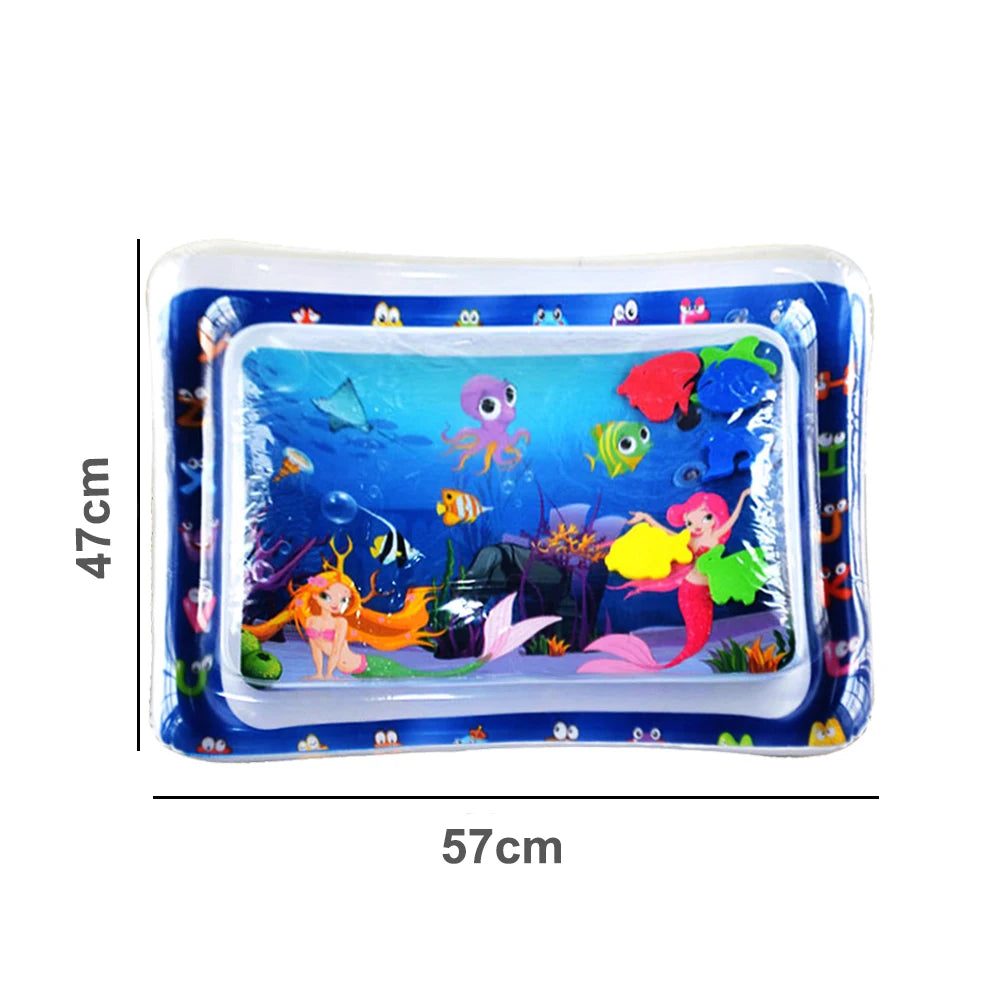 Baby Water Play Mat Inflatable Toys PVC Children's Mat For Tummy Time And Educational Play