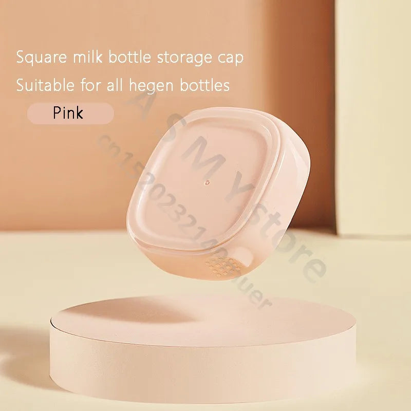 Hegen Square Bottle Accessories Kit Anpei Compatible Storage Box Cover Cup Cover Handle Dust Cover Straw 2 Pieces