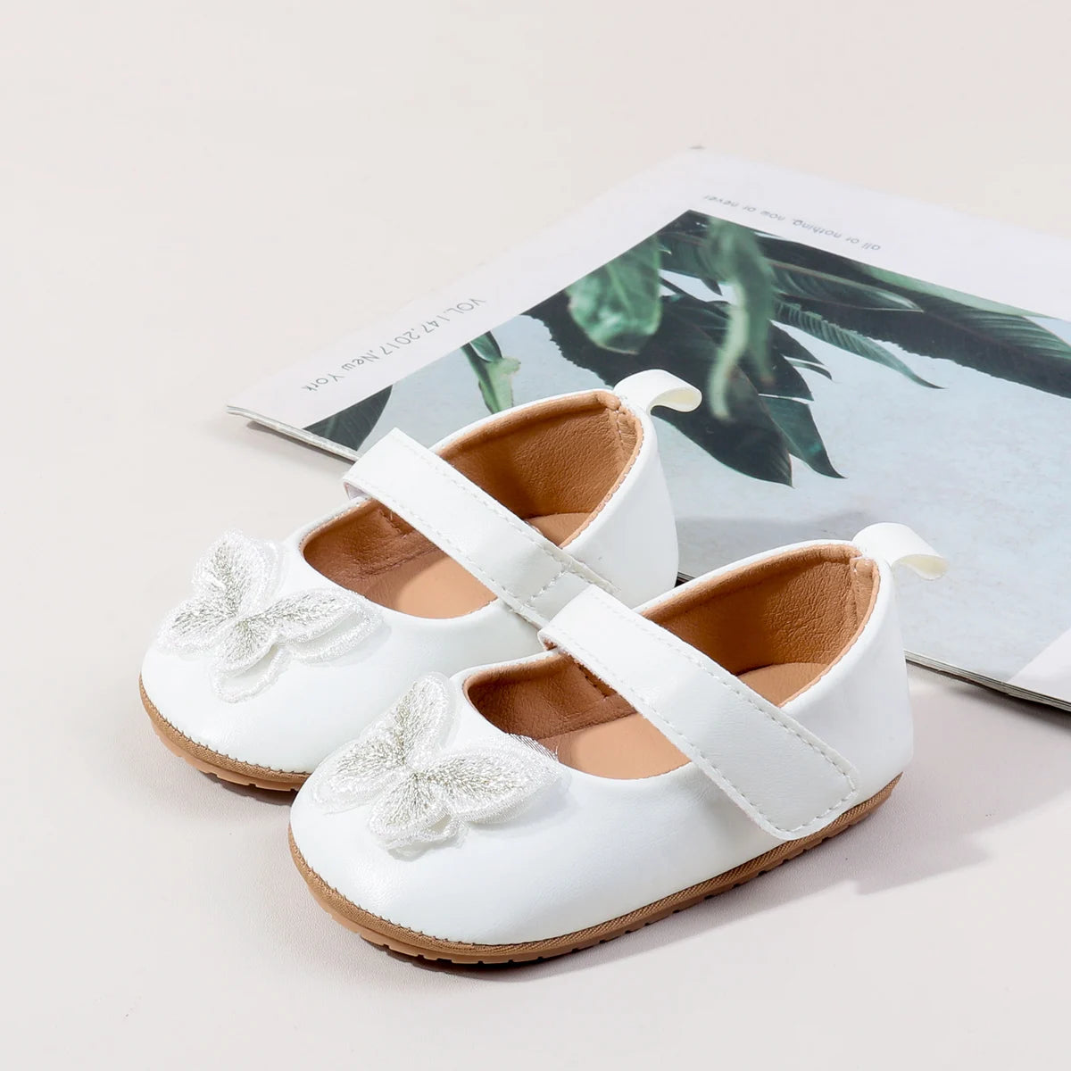 2025 Spring Autum Baby Girl Shoes Cute Bowknot High Quality PU and TPR Sole Anti-slip Toddler For 0-18M Prewalking Baby Shoes