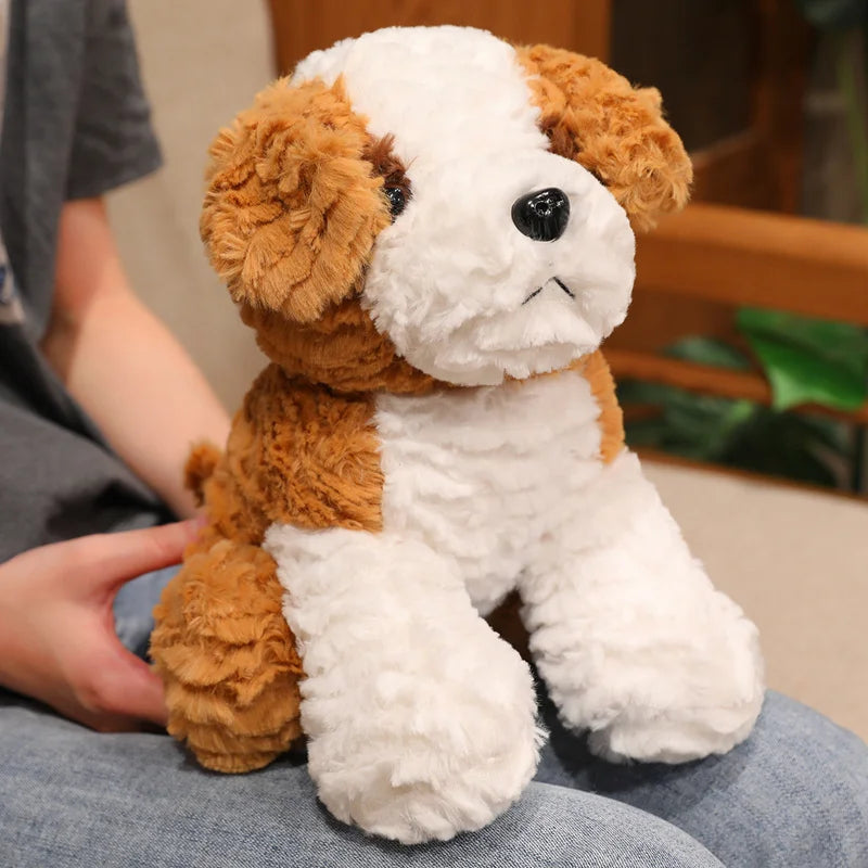 26cm Super Soft Saint Bernard Husky Teddy Dog Plush Toy Cute Animal Pillow Creative Home Decor Birthday Christmas Gift